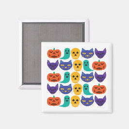 ハロウィンパターンマグネット マグネット