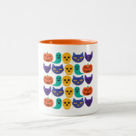 ハロウィンパターンマグ ツートーンマグカップ