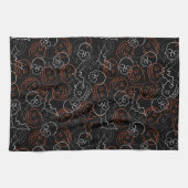 ハロウィンパターン キッチンタオル (横)