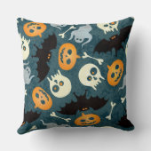 ハロウィンパターン クッション (裏面)