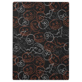 ハロウィンパターン クリップボード (裏面)