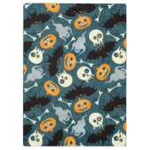 ハロウィンパターン クリップボード (裏面)
