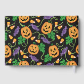ハロウィンパターン ゲストブック (裏面)