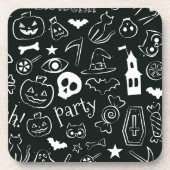 ハロウィンパターン コースター (正面)