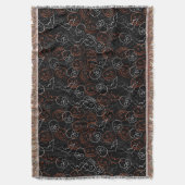 ハロウィンパターン スローブランケット (正面縦)