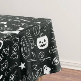 ハロウィンパターン テーブルクロス