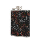 ハロウィンパターン フラスク (左)