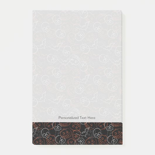 ハロウィンパターン ポストイット (正面)