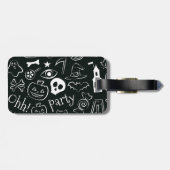 ハロウィンパターン ラゲッジタグ (裏面横)