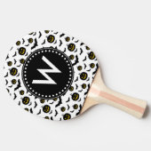 ハロウィンパターン 卓球ラケット (横)