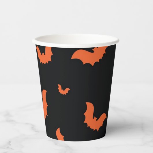 ハロウィンパターン 紙コップ (正面)