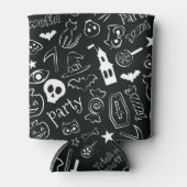 ハロウィンパターン 缶クーラー (正面)