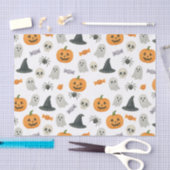 ハロウィンパターン 薄葉紙 (クラフト)