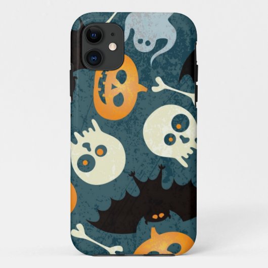 ハロウィンパターン Case-Mate iPhoneケース (裏面)