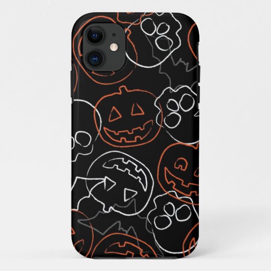 ハロウィンパターン Case-Mate iPhoneケース (裏面)