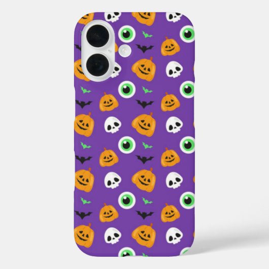 ハロウィンパターン Case-Mate iPhoneケース (裏面)