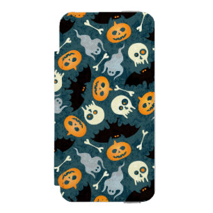 ハロウィンパターン iPhone SE/5/5sウォレットケース