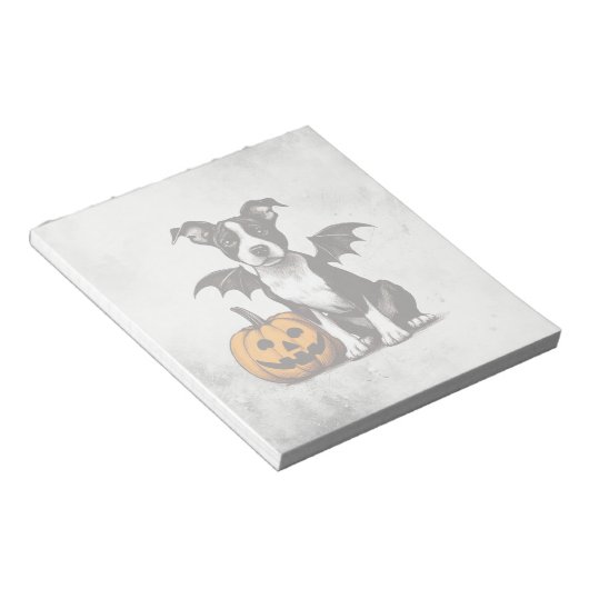 ハロウィンパピー ノートパッド (アングル)