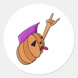 ハロウィンパンクロック&ラジカル ラウンドシール