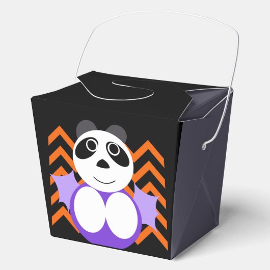 ハロウィンパンダの中国風の箱 フェイバーボックス (正面)