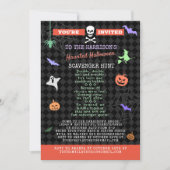 ハロウィンパンデミックスカベンジャー狩りパーティー 招待状 (正面)