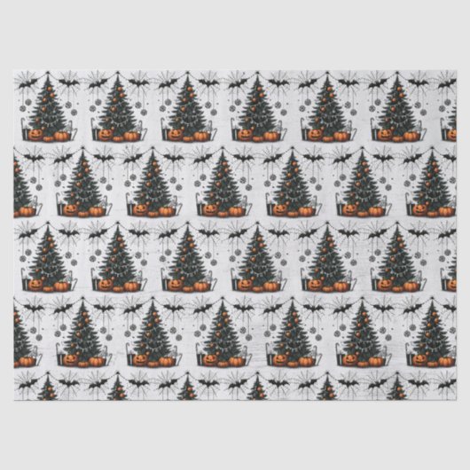 ハロウィンパンプキンツリー 薄葉紙 (正面)