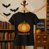 ハロウィンパンプキンパイの数学ジョークTシャツ 数学好きの先生へのプレゼントに Tシャツ