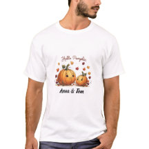 ハロウィンパンプキンペアTシャツ 名前入り