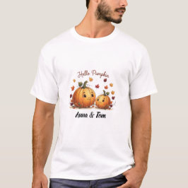 ハロウィンパンプキンペアTシャツ 名前入り Tシャツ