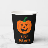 ハロウィンパンプキン紙カップ 紙コップ (裏面)