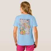ハロウィンパンプキン 秋の季節 Tシャツ (裏面フル)