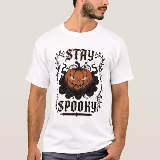ハロウィンパンプキンTシャツでおばけのように 🎃 Tシャツ