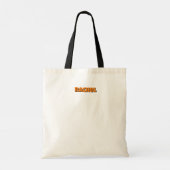 ハロウィンパーソナライズされたのトリックまたはトリートバッグ トートバッグ (裏面)