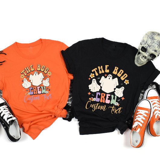 ハロウィンパーソナライズされたの友人に一致するブークルーズ Tシャツ