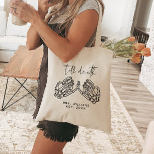 ハロウィンパーソナライズされたの結婚デストートバッグ トートバッグ