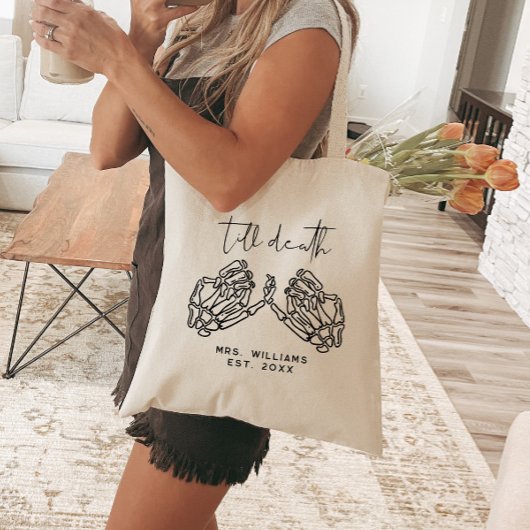 ハロウィンパーソナライズされたの結婚デストートバッグ トートバッグ