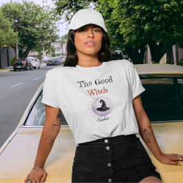 ハロウィンパーソナライズされたのTシャツ – 良い魔女 Tシャツ