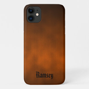 ハロウィンパーソナライズされたカラーゴシックグラデーションアート iPhone 11 ケース