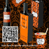 ハロウィンパーソナライズされたキャンディーコーントリックまたはトリート ミディアムペーパーバッグ