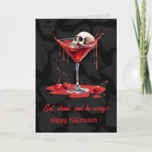 ハロウィンパーソナライズされたグリーティングカー不気味ド – ,おもしろい カード