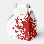 ハロウィンパーソナライズされたゲーブルボックス不気味な人形の血 フェイバーボックス (裏面サイド)