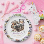 ハロウィンパーソナライズされたスリーポバー ペーパープレート (パーティー)