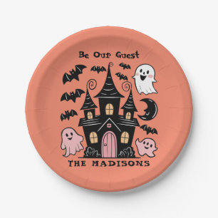 ハロウィンパーソナライズされたビービーゲストディスポーザブル ペーパープレート