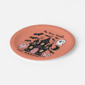 ハロウィンパーソナライズされたビービーゲストディスポーザブル ペーパープレート (アングル)