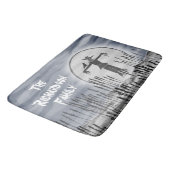 ハロウィンパーソナライズされたホラー不気味かかし バスマット (アングル)