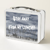 ハロウィンパーソナライズされたミイラ メタルランチボックス (裏面)