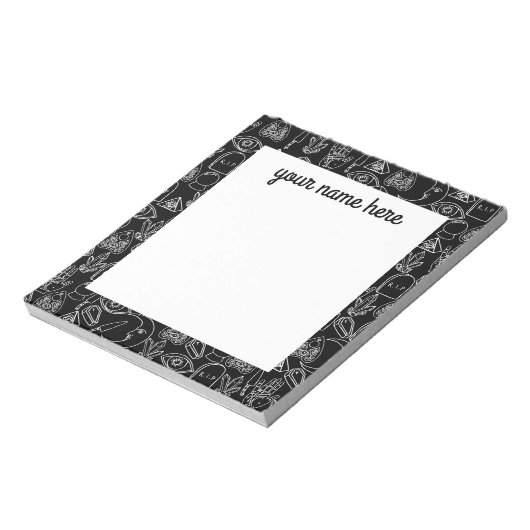 ハロウィンパーソナライズされたメモ帳 ノートパッド (回転)