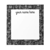 ハロウィンパーソナライズされたメモ帳 ノートパッド (正面)