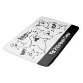 ハロウィンパーソナライズされた不気味幽霊バスマット バスマット (アングル)