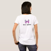 ハロウィンパーソナライズされた先生FaBOOless Tシャツ (裏面フル)